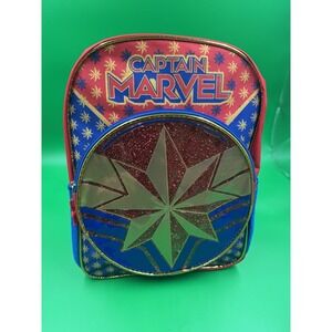 MARVEL~New 16" Glittery AVENGERS CAPTAIN MARVEL Backpack